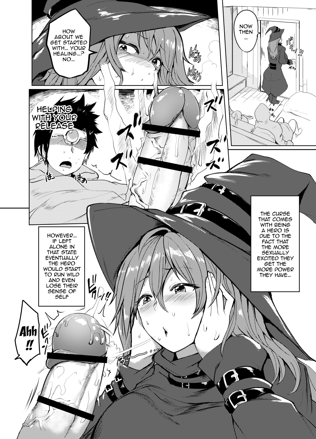 Hentai Manga Comic-Ejaculation Control Witch And The Cursed Hero's Journey-Read-9